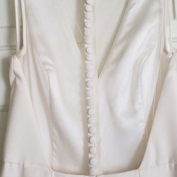 Amsale white jumpsuit - Picture 7 of 9